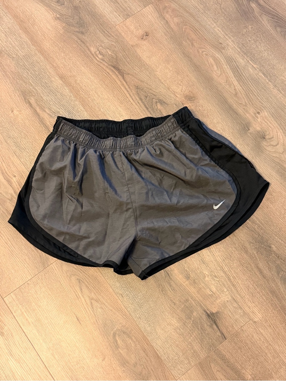 Nike Women’s Two-Tone Gray dri fit Running Shorts